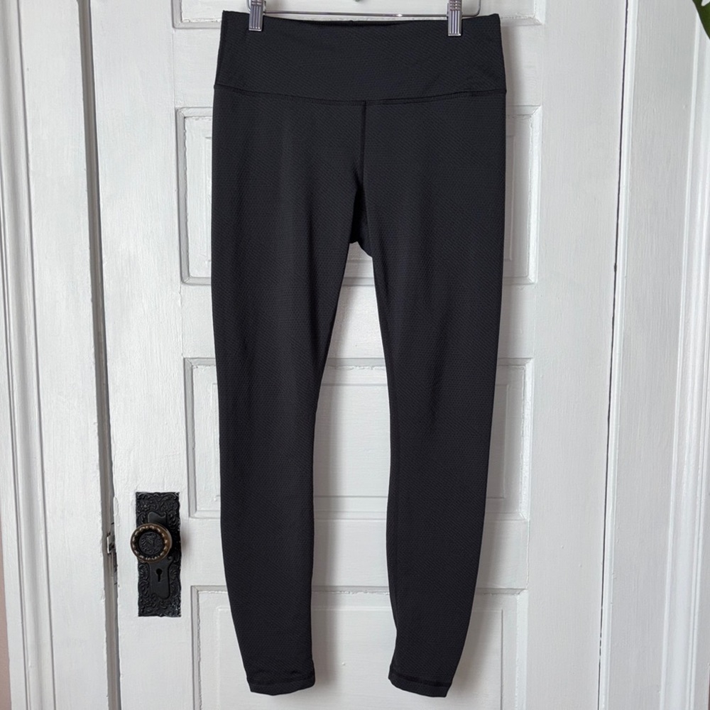 PRANA TEXTURED RUCHED LEGGINGS